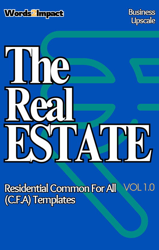 Residential - Common For All (C.F.A) Templates