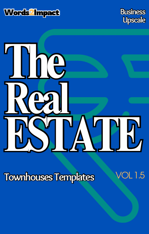 Residential - Townhouses Templates